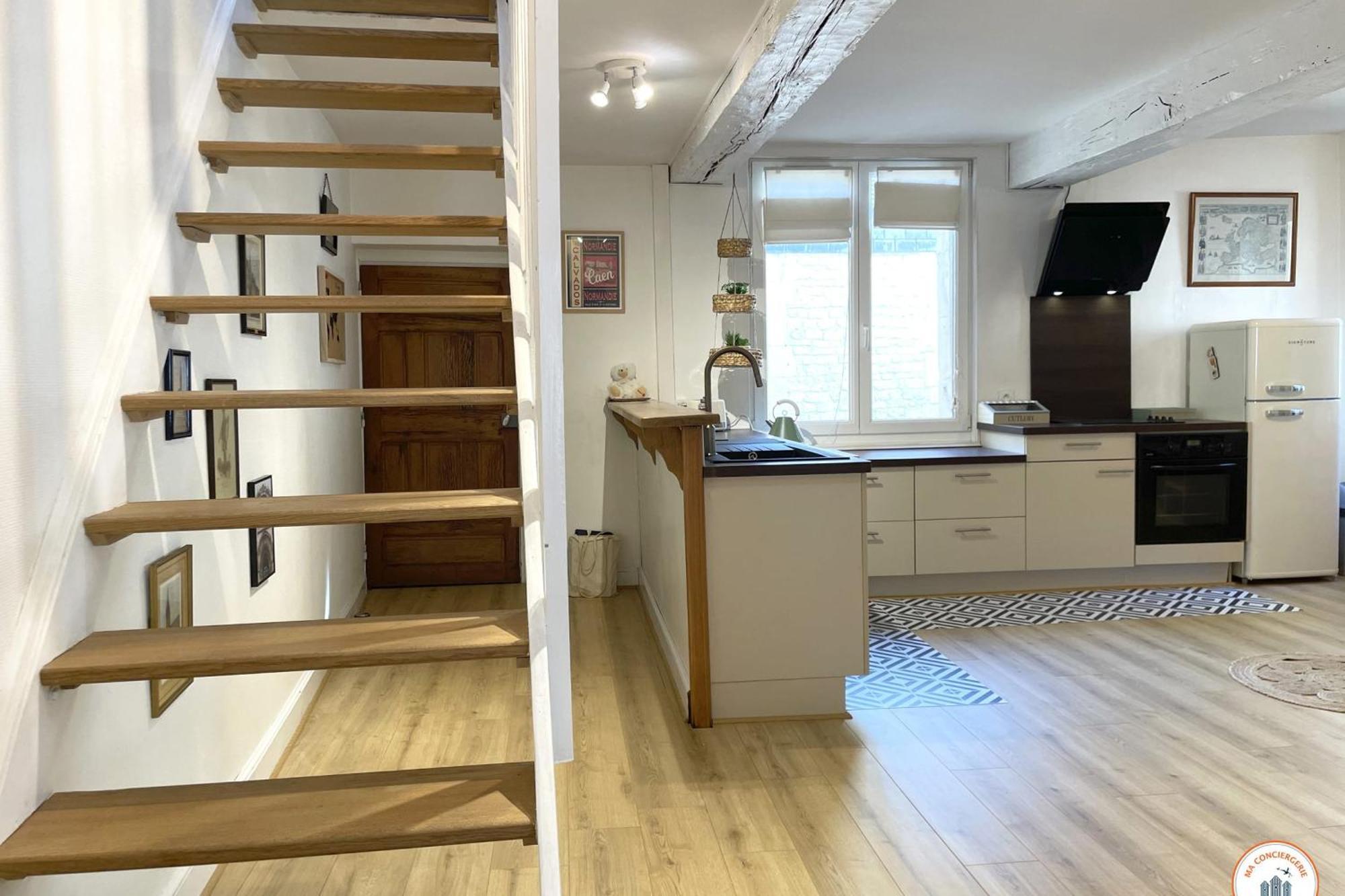 Le St-laurent - Magnifique Triplex - Calme Apartamento Caen